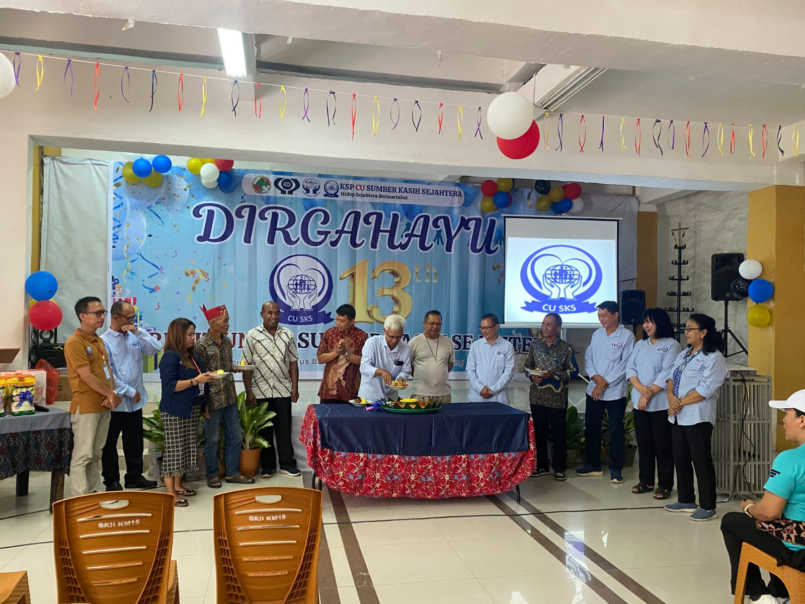 CU SKS Rayakan HUT ke-13 dengan Meriah di Gereja Kristus Bangkit Stasi St.Yoseph Karang Joang
