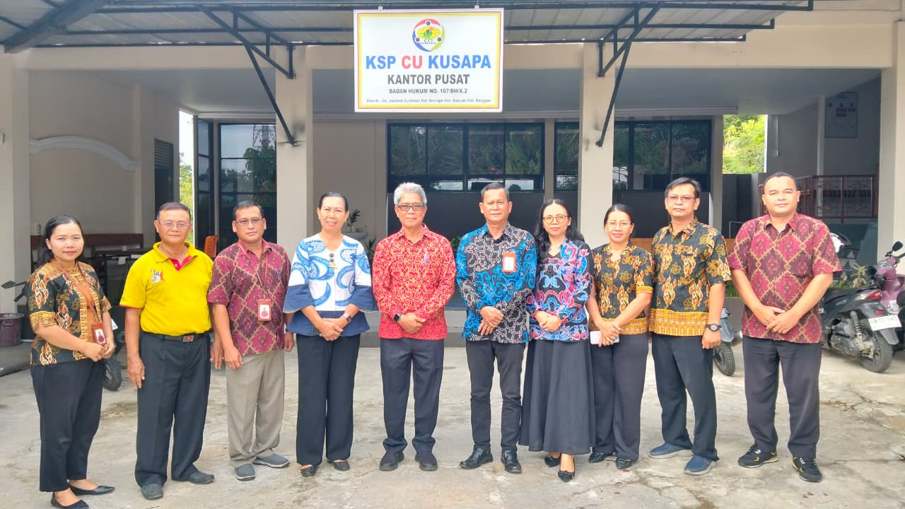 Memastikan Tatakelola CU Kusapa berjalan sesuai prinsip dan aturan yang berlaku, Dinas Koperasi dan UKM Provinsi Kalbar melakukan Penilaian Kesehatan.
