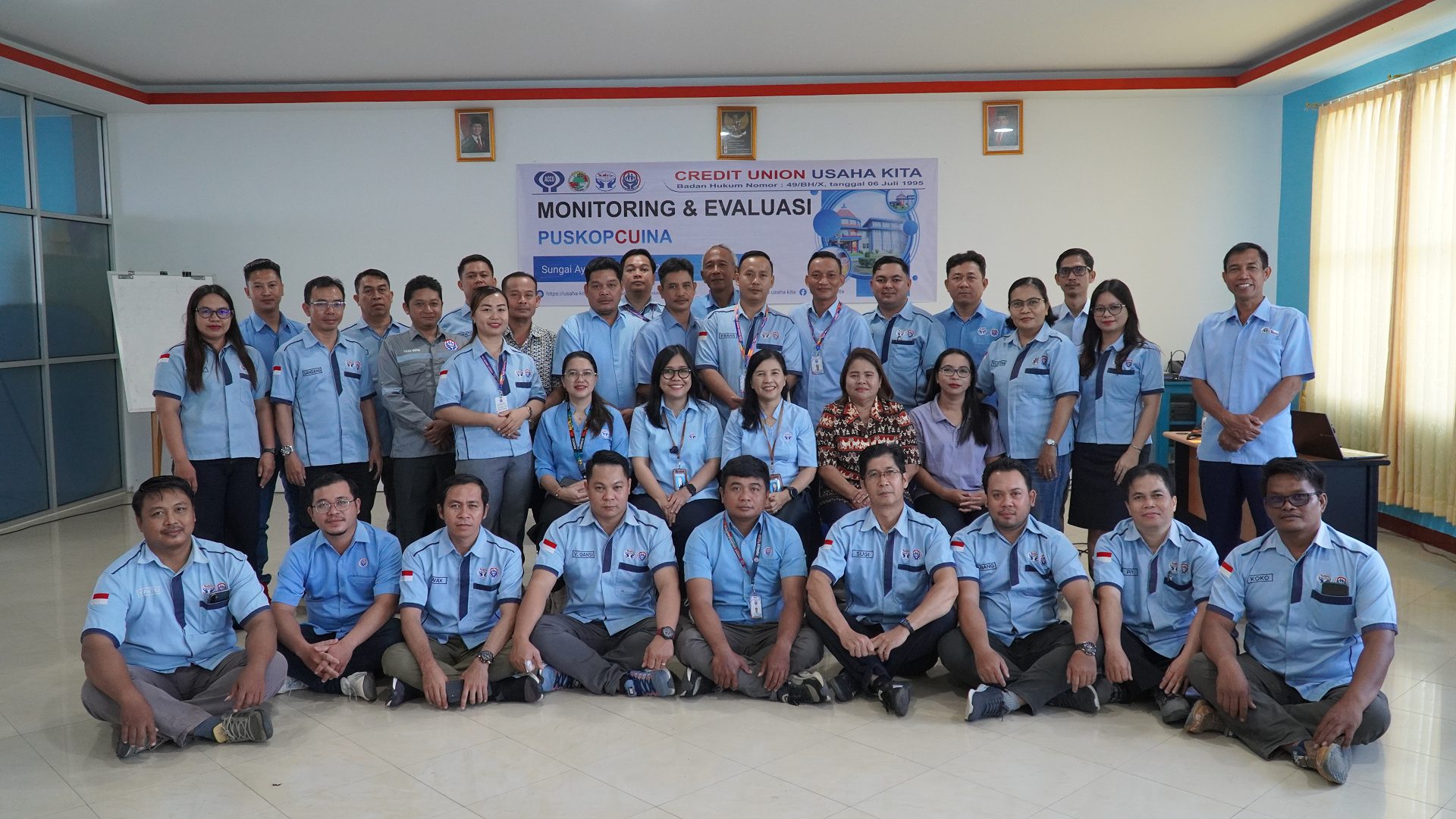 Monitoring dan Evaluasi PUSKOPCUINA di KSP CU Usaha Kita, Tanggal 22–24 Juni 2026.