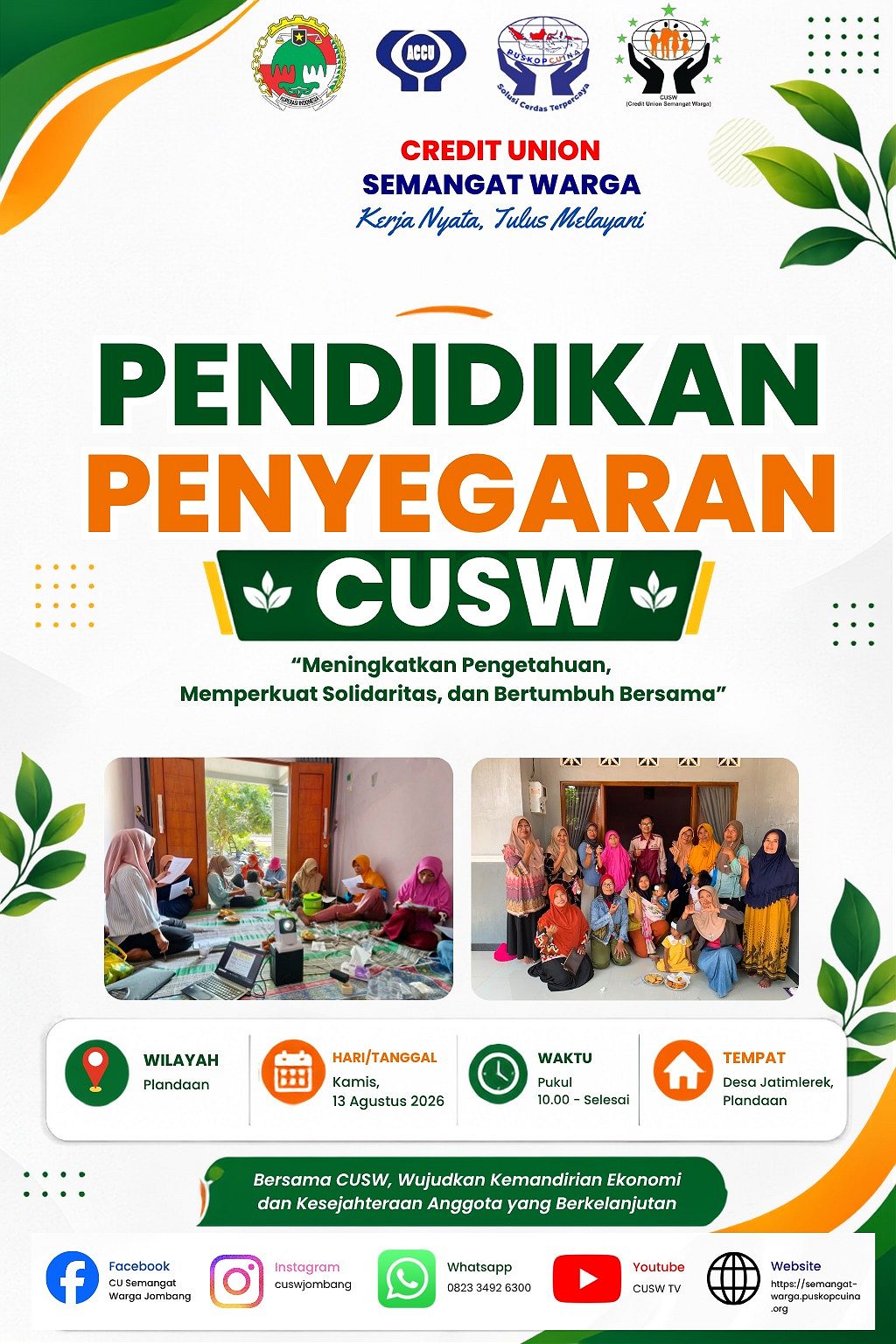 Pendidikan Penyegaran CUSW: Meningkatkan Pengetahuan, Memperkuat Solidaritas