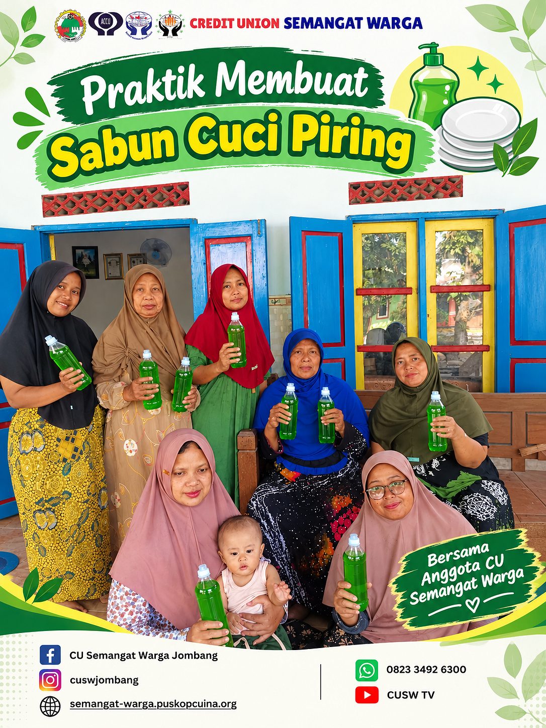 Pendidikan Penyegaran (Praktik Membuat Sabun Cuci Piring)