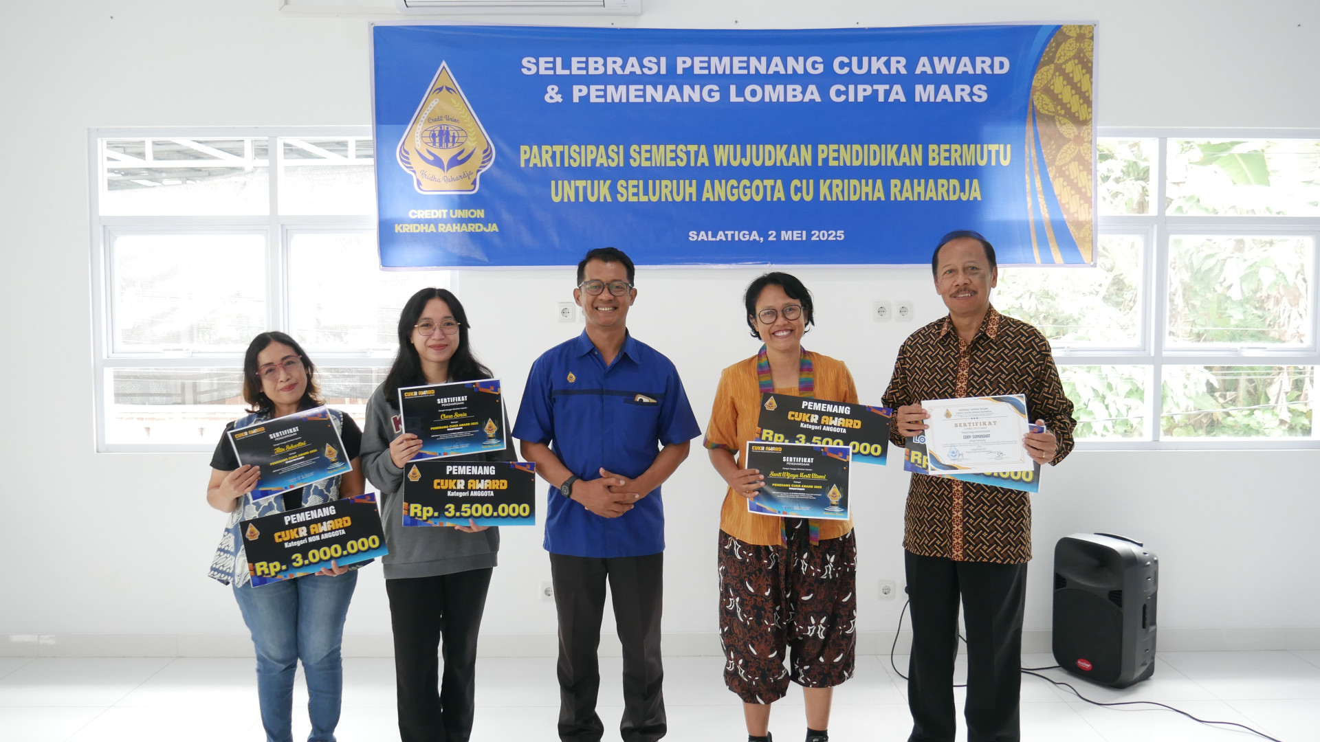 Promosikan Lembaga Kepada Masyarakat, Credit Union Kridha Rahardja Gelar CUKR Award