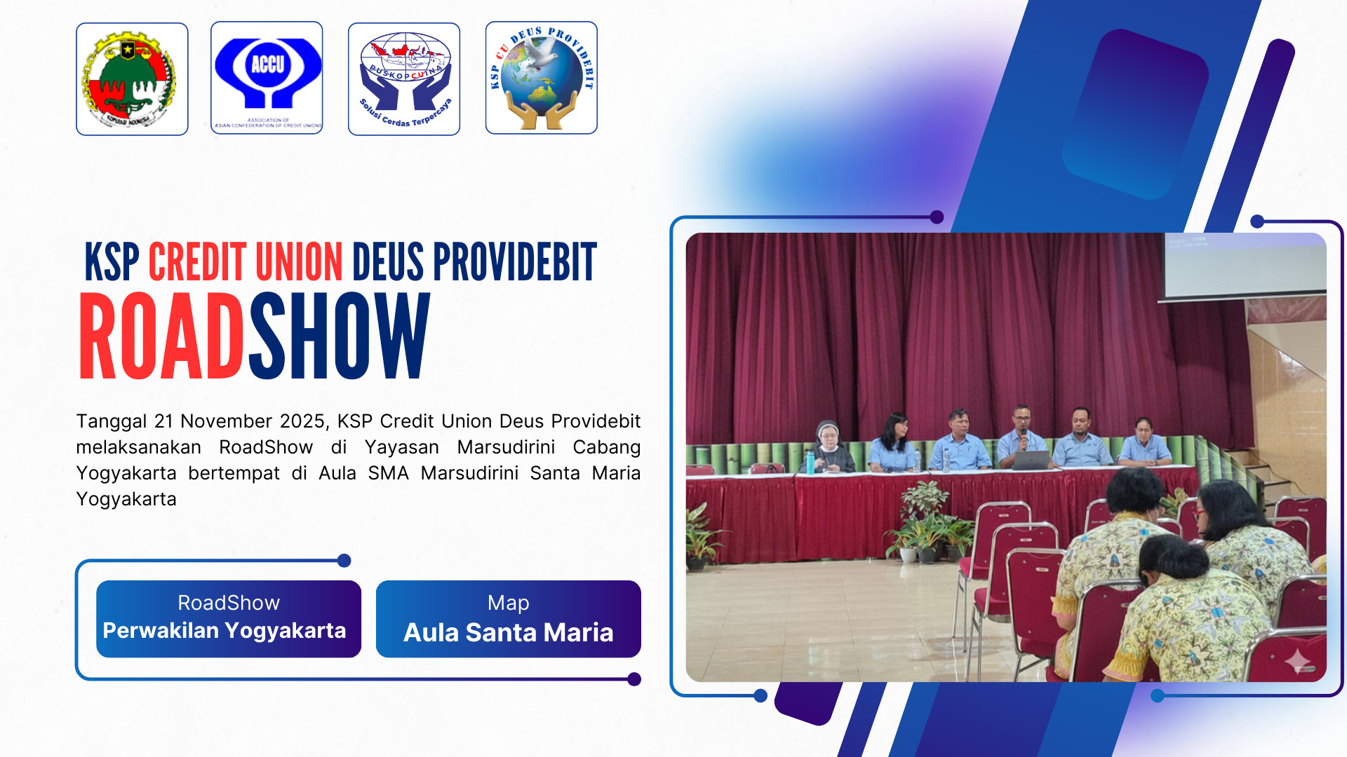 ROADSHOW CU DEUS di YOGYAKARTA