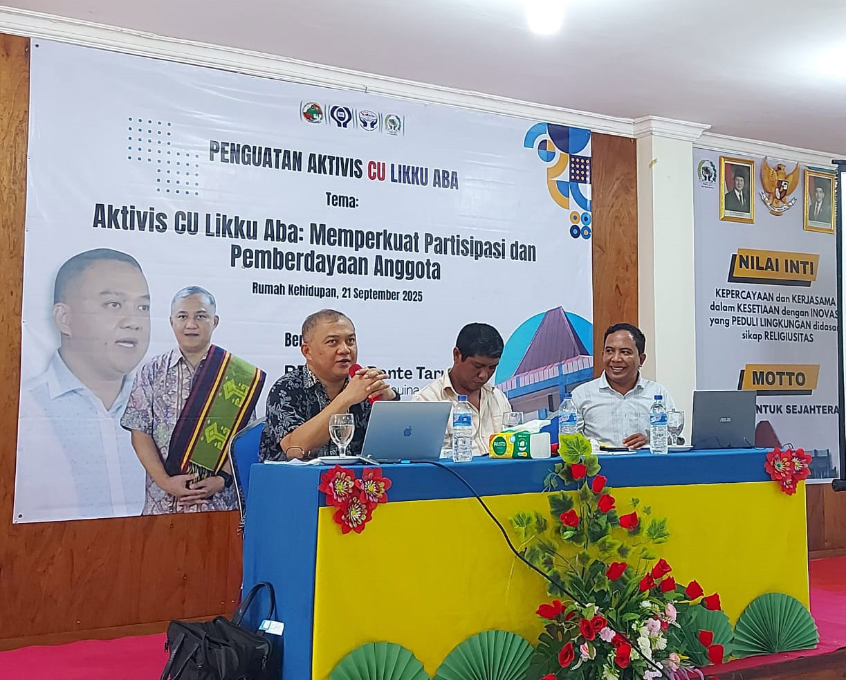 ROMO FREDY RANTE TARUK BERIKAN PENGUATAN BAGI AKTIVIS CU LIKKU ABA