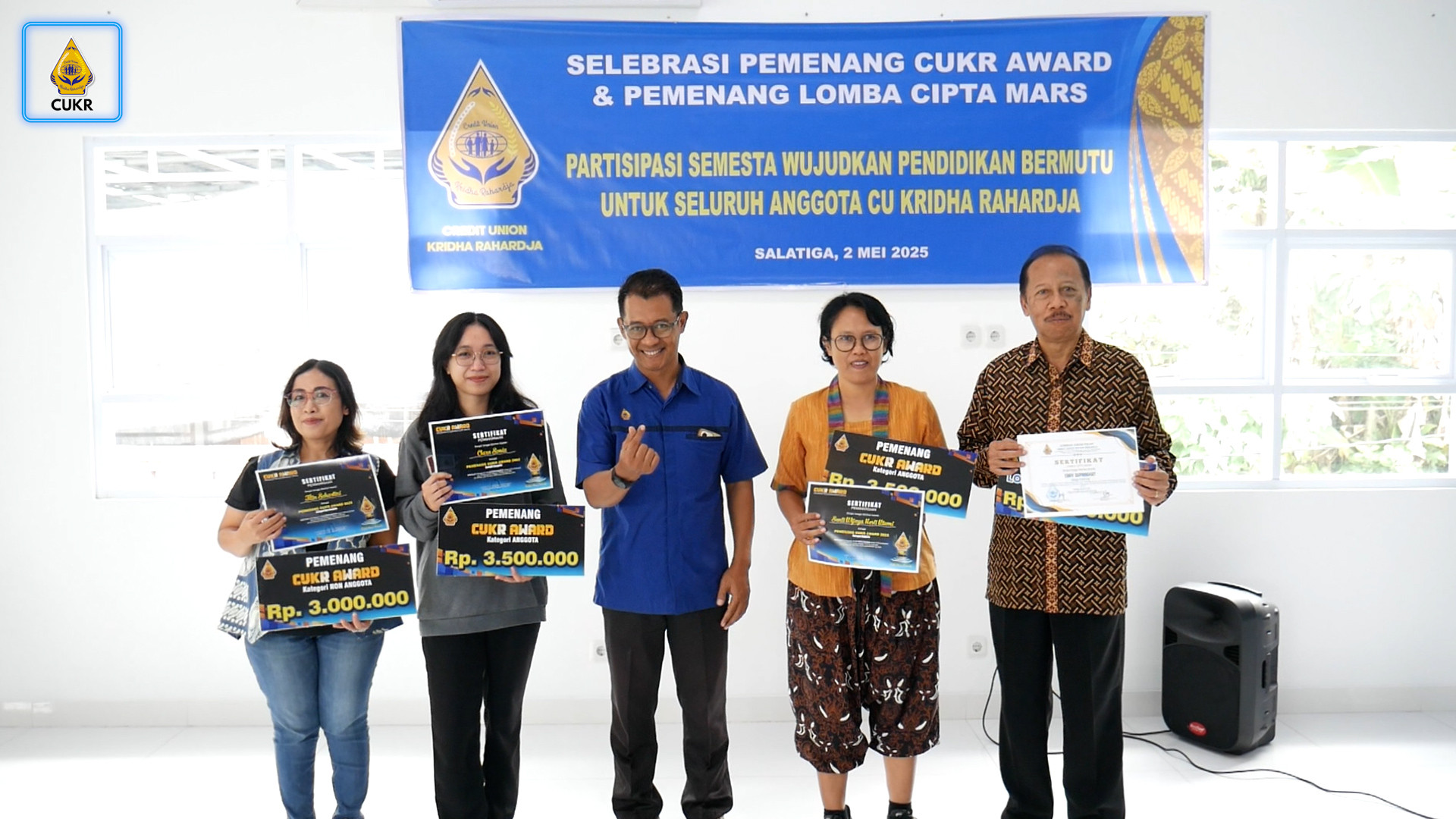 Tumbuhkan Rasa Handarbeni, CU Kridha Rahardja Adakan Lomba Cipta Lagu Mars