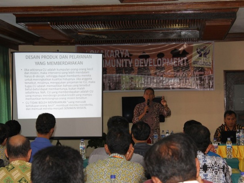 BKCU Kalimantan mengadakan Lokakarya Community Development